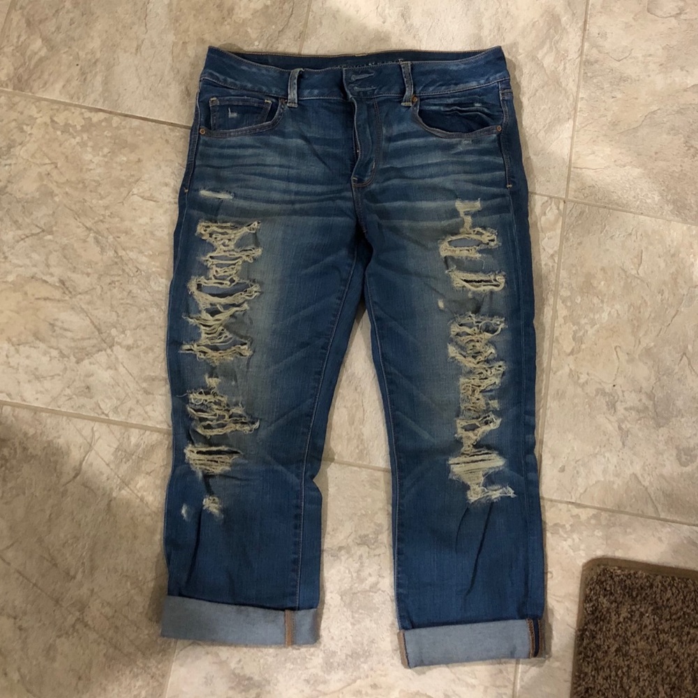 American eagle holy jeans